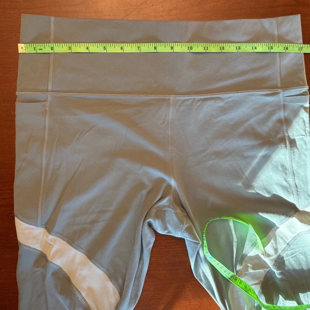 Athleta leggings XL Salutation Stash‎ pocket 7/8 tight green sage - Picture 5 of 11